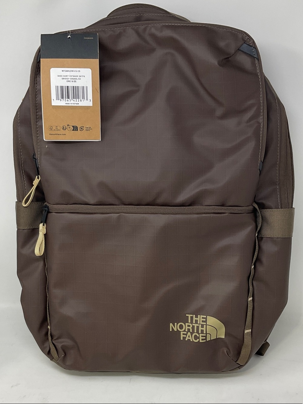 The North Face Brown Everyday Pack with Gold Logo